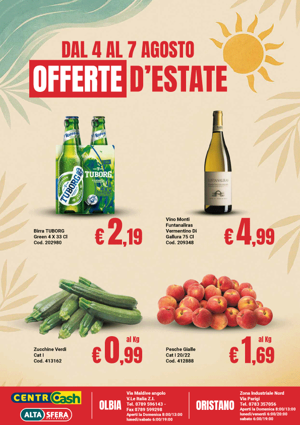 Offerte d’estate