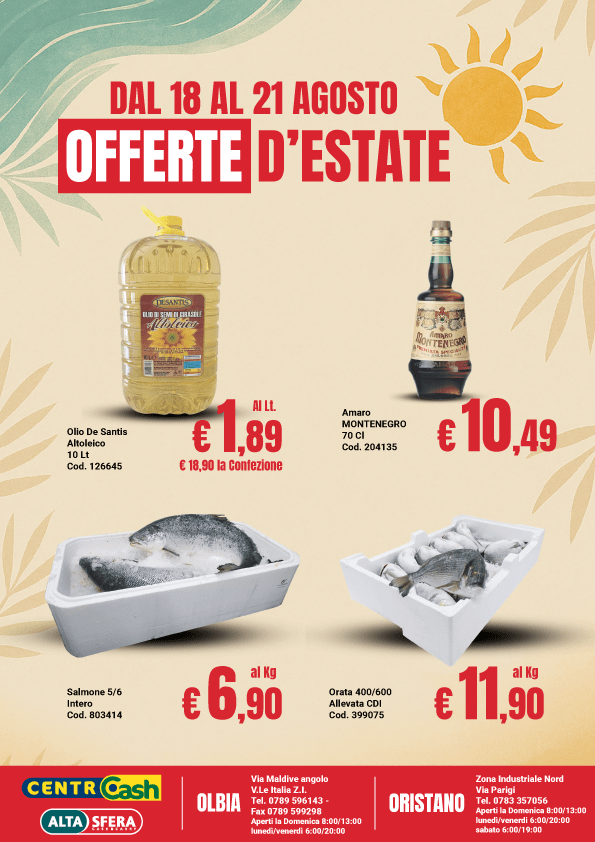 Offerte d’estate